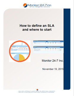 Define A Sla Service Level Agreement